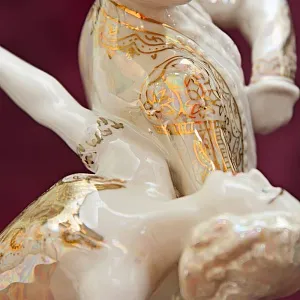 Авторская Коллекционная Фарфоровая статуэтка «Испанский танец», СССР ЛЗФИ, 1967 - 1983 годы.