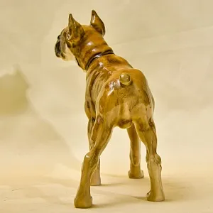 Редкость! Фарфоровая статуэтка  «Собака БОКСЕР», Hutschenreuther Германия, середина ХХ века.