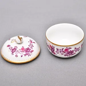 Фарфоровый Чайный Сервиз «Индийские цветы» на 6-ть персон, MEISSEN / МЕЙСЕН Германия. 