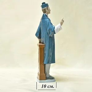 РЕДКОСТЬ! Большая Коллекционная Фарфоровая статуэтка «Юрист» Lladro, Испания - 1974 год.