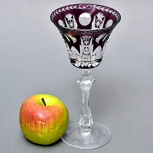 Антикварный Хрустальный Бокал для вина, Knittel FAKIRIS, Германия, конец 30-х гг.