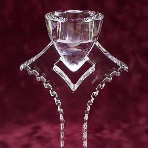 Пара Хрустальных Подсвечников БАККАРА / BACCARAT, Фрация, 70 -е годы ХХ века.