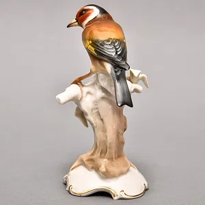 Коллекционная Фарфоровая статуэтка «Птица. Щегол», Hutschenreuther Германия, 1955 - 1968 гг.