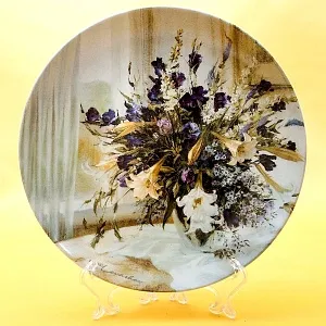 Коллекционная Тарелка «Садовое колдовство» Фарфор, Hutschenreuther, Германия -1998 год.