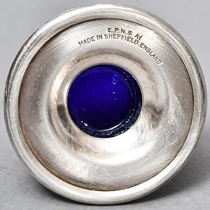 Винтажный Набор из 4х предметов - Набор для специй и горчичница на подносе, SHEFFIELD Англия.