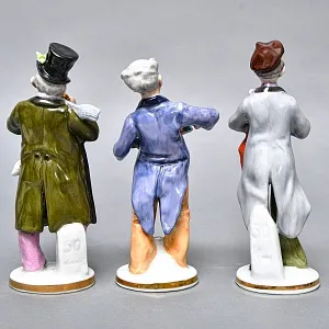 Полная Коллекционная серия Фарфоровых статуэток «Музыкальный оркестр», Grafenthal Германия, 1985 - 1990 годы.