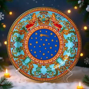 Коллекционная Тарелка - Блюдо «РОЖДЕНИЕ» Фарфор, VERSACE, Rosenthal Германия -1997 год.