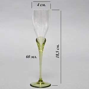 Рюмки из коллекции «Papyrus» - 5 шт., Хрусталь Rosenthal Studio Line, Германия - 1960 -1969 годы.