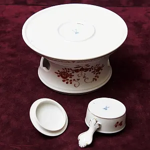 Чайный Сервиз «Индийский цветок» на 6-ть персон Фарфор MEISSEN / МЕЙСЕН Германия.