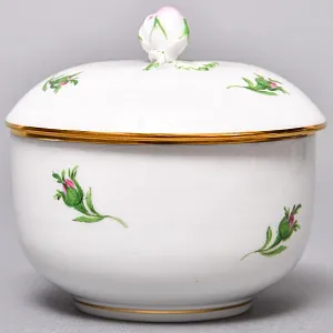 Фарфоровый Чайный Сервиз «РОЗА Мейсена» на 6-ть персон, MEISSEN / МЕЙСЕН Германия. 