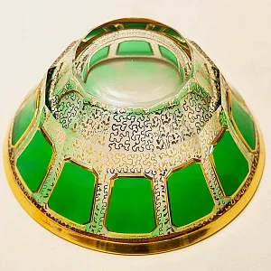 Орешница - Вазочка - Конфетница из серии «Зелёный Изумруд», ERNST WITTIG, Германия.