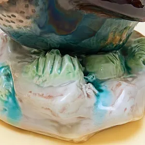 Коллекционная статуэтка «Птица - Куропатка», Фаянс ЗиК Конаково, СССР - 50е годы ХХ века.