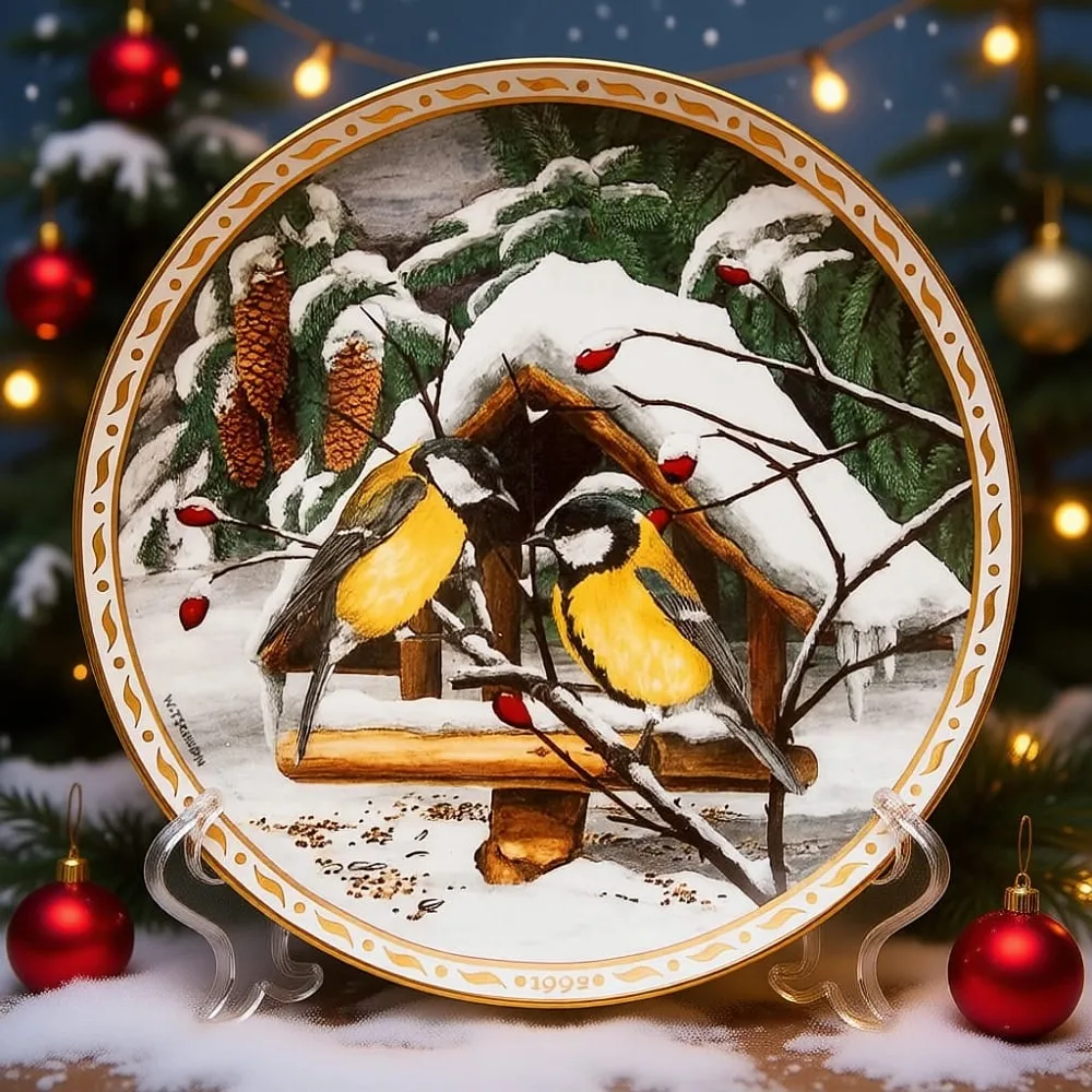 Коллекционная Тарелка «О, как ты счастлив», Фарфор, Suisse Langenthal, Швейцария -1992 год.