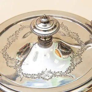 «Лето» - Бисквитница - Сахарница - Баночка с крышкой, Фарфор Англия 30-е годы ХХ века.