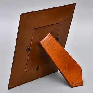 Редкость! Эксклюзивный Кабинетный Настольный Набор Четыре Предмета «БЮРО», Кожа Flamant, Бельгия.