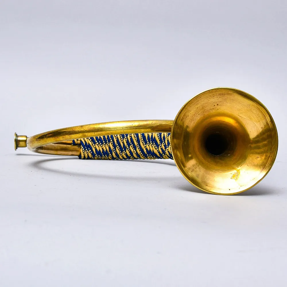 Классическая Охотничья Двухтональная Валторна - Рог, Германия - 50 гг. ХХ века.