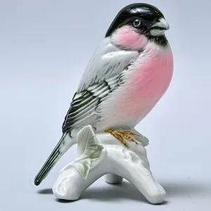 Редкость! Фарфоровая статуэтка «Снегирь», Karl Ens  Германия, 50-е годы ХХ века.
