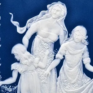 Фарфоровая Картина - Панно - Плакетка «Весенний танец», Villeroy&Boch Германия - 1978 год. 