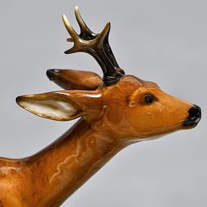 Коллекционная Фарфоровая статуэтка «Охота. Бегущие косули», Hutschenreuther Германия.