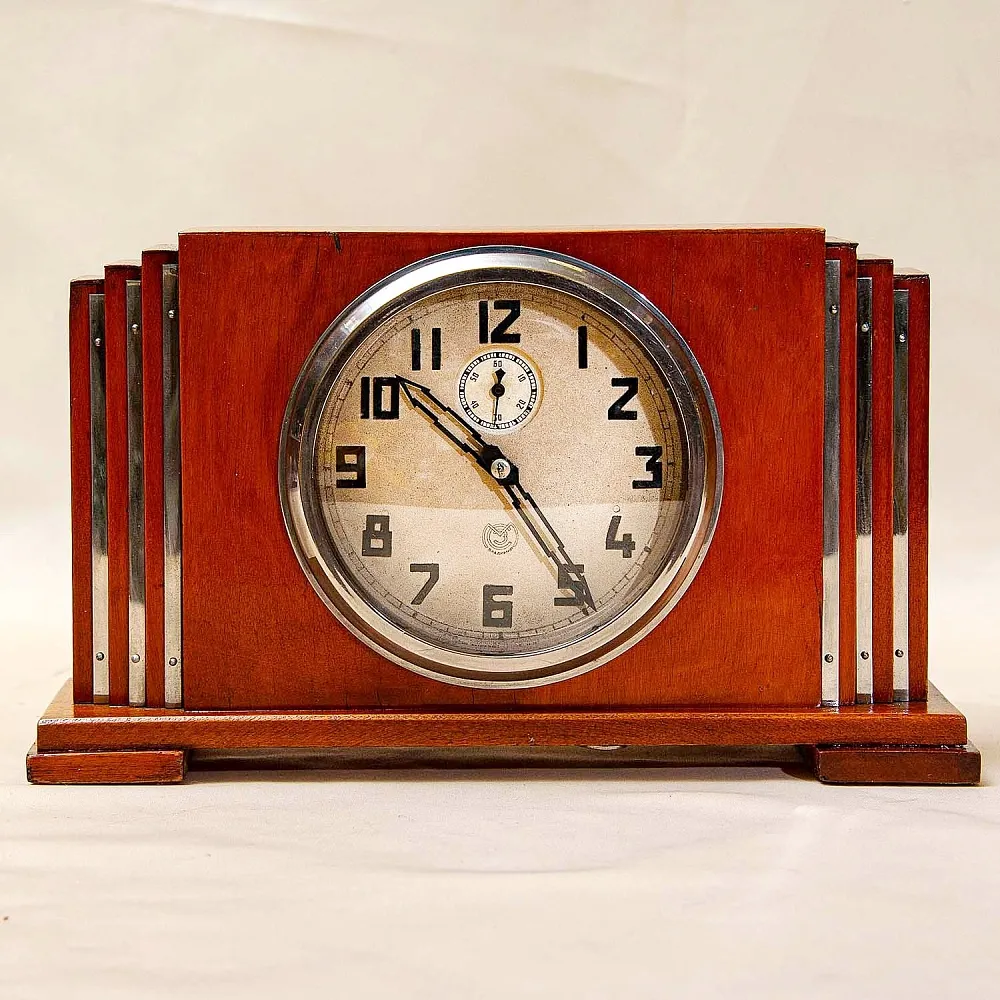 Сталинский Ампир - Настольные Механические Часы «Владимир» - СССР - 1958 г.