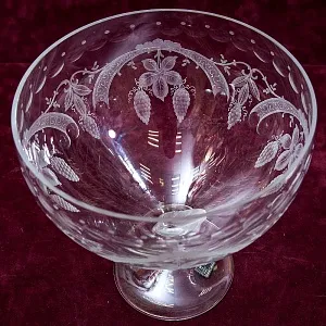 Винтажная Конфетница - Фруктовница - Ваза, Хрусталь Spiegelau Crystal Германия 60 -е гг.