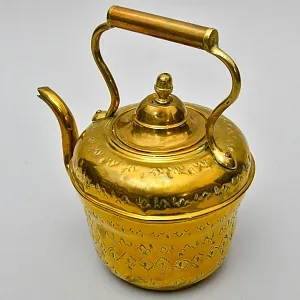 Винтажный Латунный Чайник на 3 литра. Марокко, середина ХХ века.