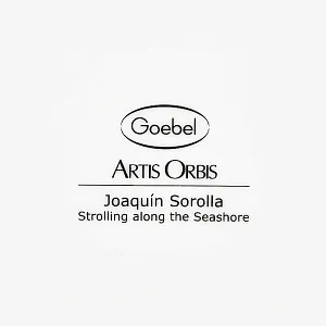 Декоративное Фарфоровое Блюдо - Мелочевница «Прогулка по берегу моря» Goebel Германия.