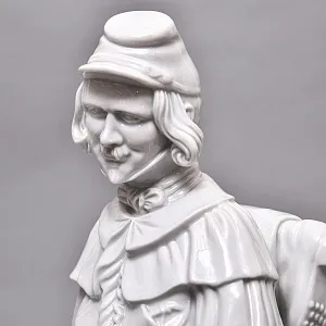 Большая Фарфоровая Статуэтка «ПУТНИК», Wiener Porzellanmanufaktur Augarten, Австрия середина ХХ века.