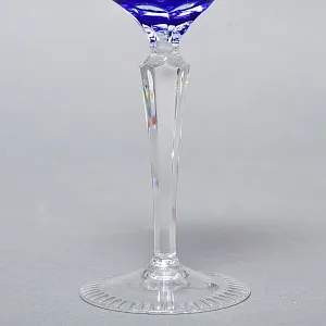 Набор Бокалы + Рюмки серия «PARIS» Хрусталь, JOSKA BODENMAIS Германия, 60 -е годы ХХ века.