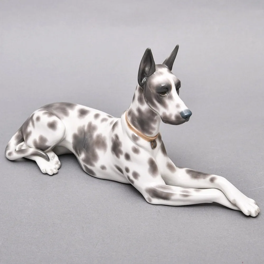 Коллекционная Фарфоровая статуэтка «Собака. Немецкий Дог», Lladro Испания.