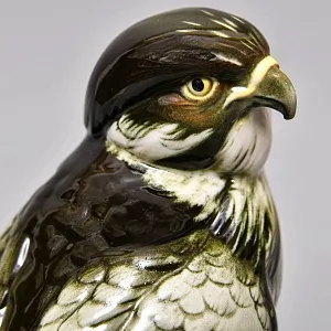 Птица - Фарфоровая статуэтка «Сокол», Карл Энс / Karl Ens,  Германия, 50-е годы ХХ века.