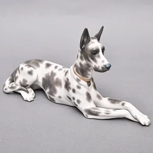 Коллекционная Фарфоровая статуэтка «Собака. Немецкий Дог», Lladro Испания.