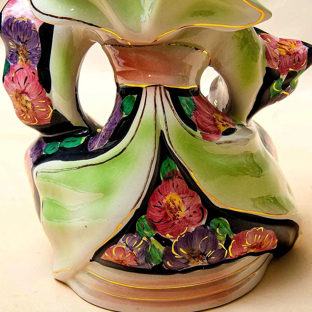 Парные Статуэтки «ДУЭТ - КИТАЙСКИЕ МУЗЫКАНТЫ», Фаянс CIA MANNA, Италия 70 гг.