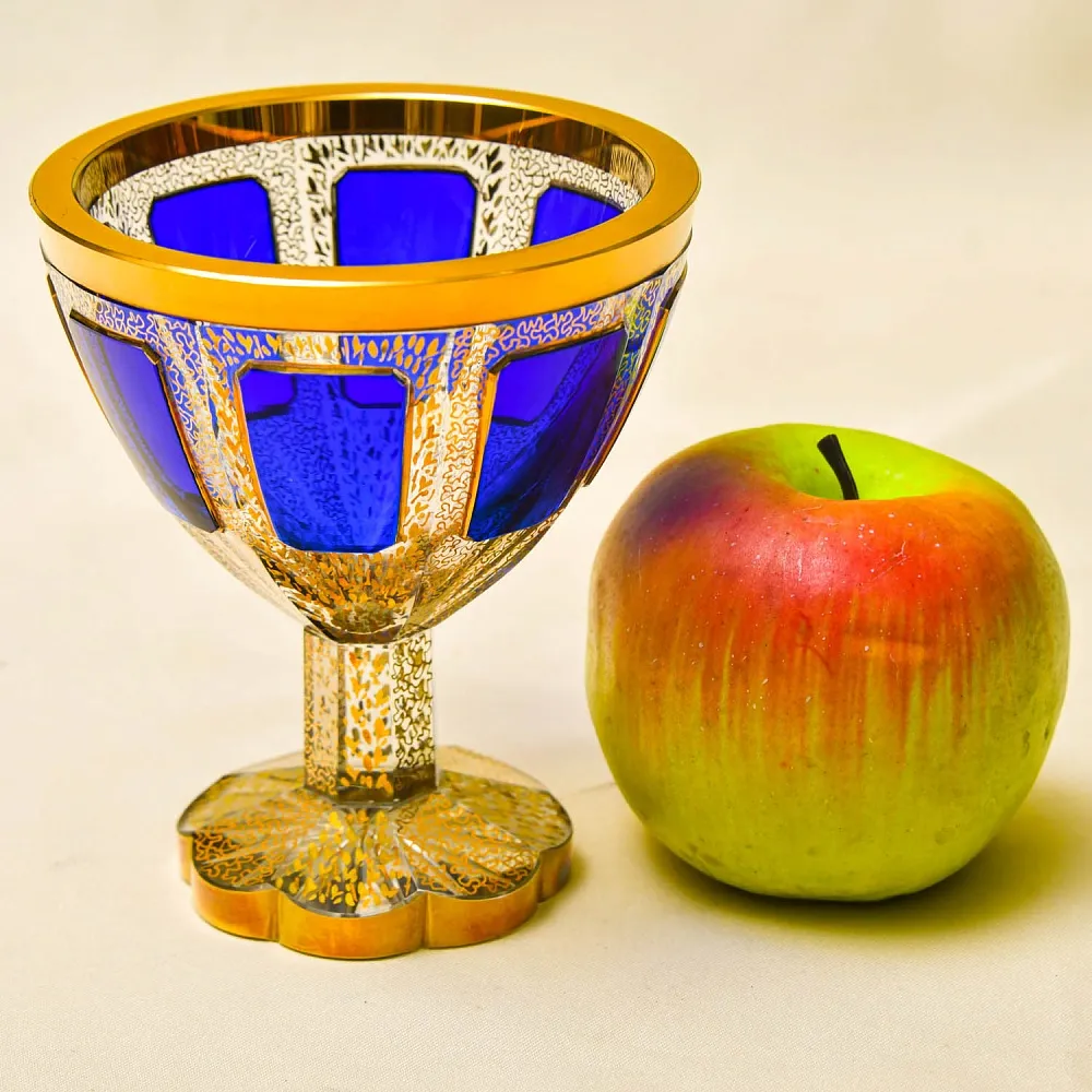 Креманка - Ваза - Орешница «Голубой Сапфир», ERNST WITTIG, Германия.