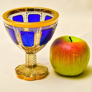 Креманка - Ваза - Орешница «Голубой Сапфир», ERNST WITTIG, Германия.