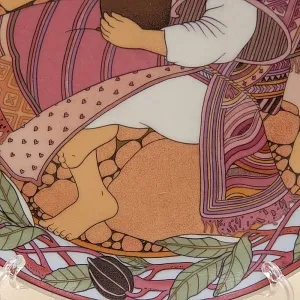 Коллекционная Тарелка «Дети Мира» - «Перу» Фарфор Heinrich Villeroy&Boch - 1977 год.