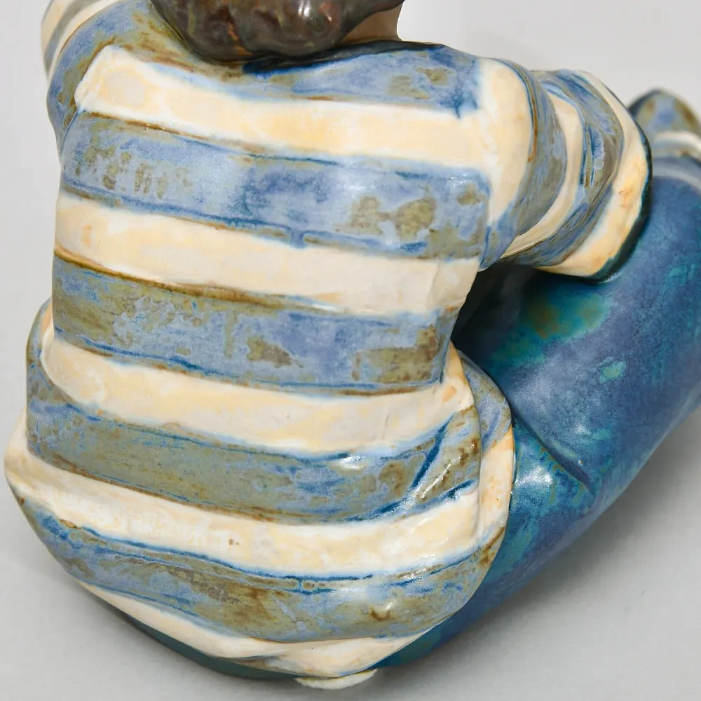 Коллекционная Фарфоровая статуэтка «Длинный день», Lladro серия Грес, Испания.