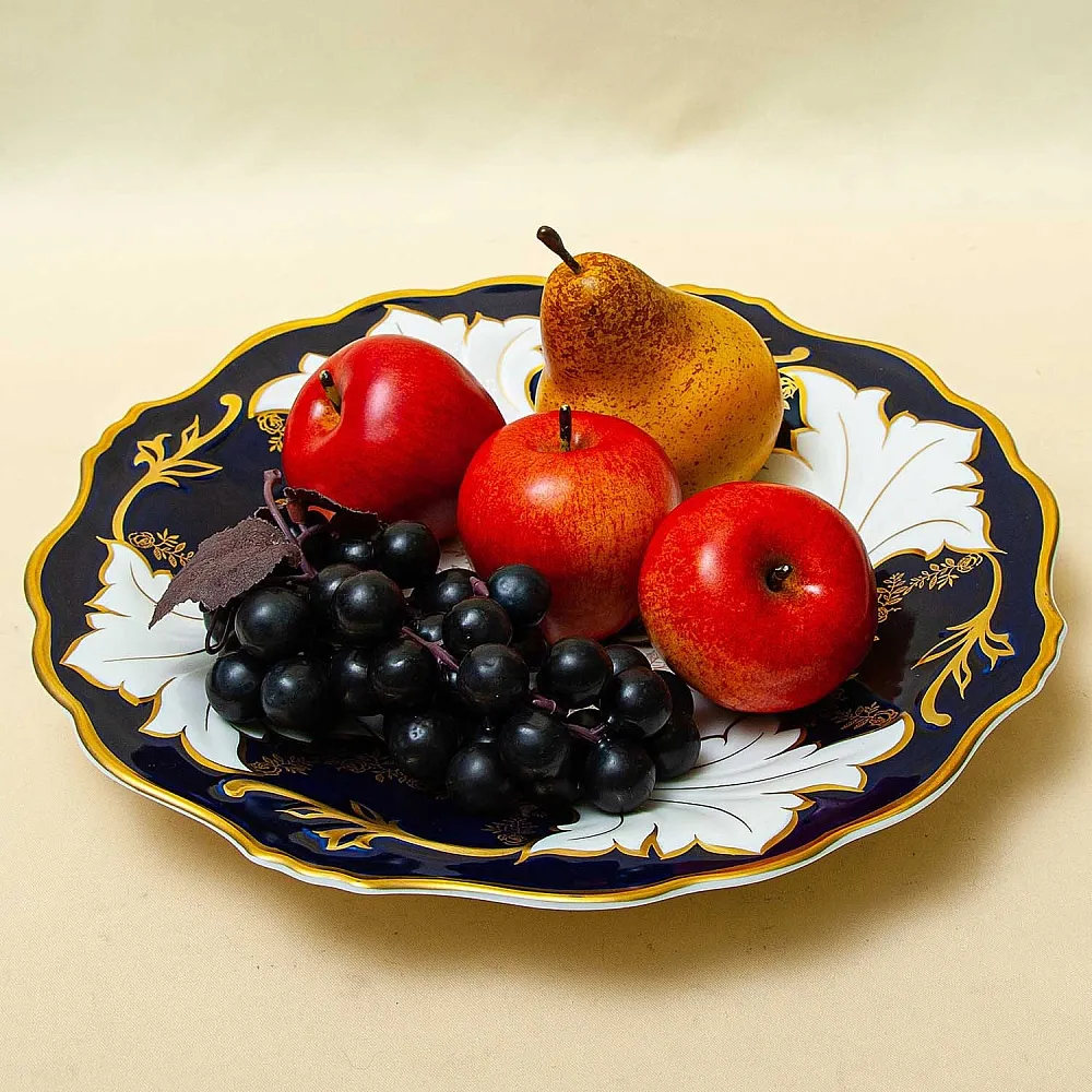 Коллекционное Сервировочное Блюдо - Тарелка «Кленовый лист», Фарфор WEIMAR Германия.