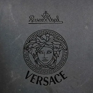 «Floralia Medusa Gold» - Коллекционная Фарфоровая Тарелка - Блюдо, VERSACE, Rosenthal Германия - 1980 год.