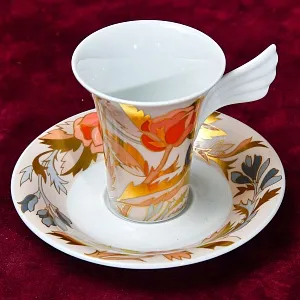 Авторская Коллекционная Кофейная Пара «Миф», фарфор Rosenthal, Германия.