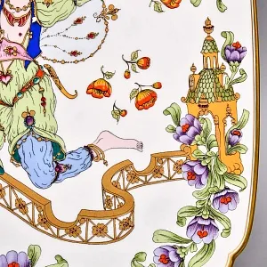 Коллекционная Тарелка - Настенное Блюдо «Времена года. Весна», Фарфор Hutschenreuther Германия - 1978 год. 