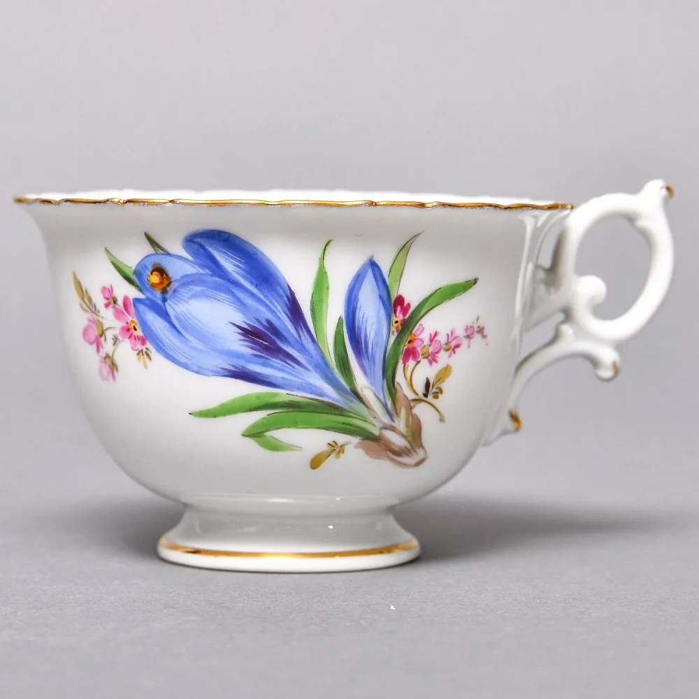 Чайный набор «Мейсенский букет» на 6 персон, Фарфор MEISSEN Германия, 1924 - 1934 годы. 