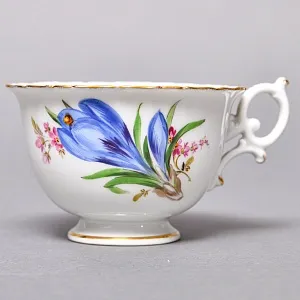 Чайный набор «Мейсенский букет» на 6 персон, Фарфор MEISSEN Германия, 1924 - 1934 годы. 