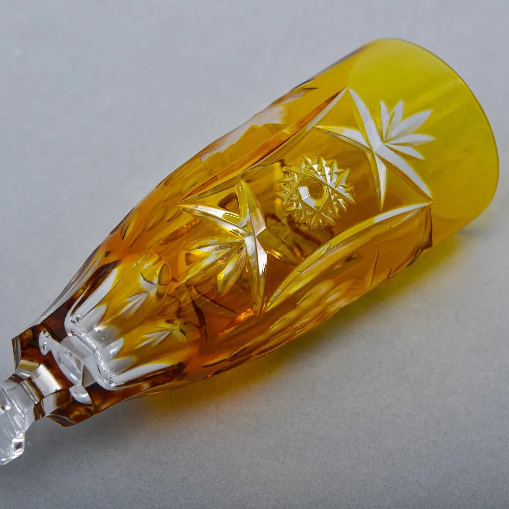 Бокалы для Шампанского из Цветного Хрусталя «Виноград», NACHTMANN Германия, 60 -е годы ХХ века.