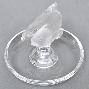 Хрустальная Подставка «РЫБКА» для колец и украшений в стиле Арт Нуво, Laligue Франция.