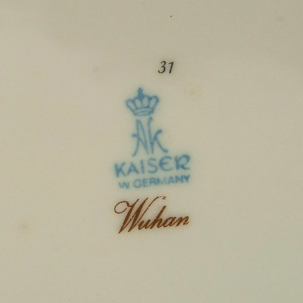 Большая Напольная Коллекционная Ваза «Wihan» фарфор KAISER Германия Н-45см.