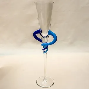 Коллекционный Авторский Хрустальный Фужер для Шампанского - «ПИРУЭТ», Rosenthal Германия.