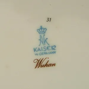 Большая Напольная Коллекционная Ваза «Wihan» фарфор KAISER Германия Н-45см.