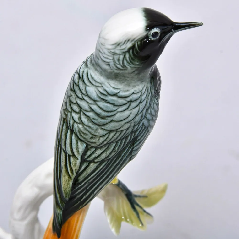 Птица - Статуэтка «Горихвостка», Фарфор Карл Энс / Karl Ens  Германия, 50-е годы ХХ века.