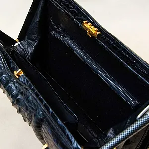 Дамская Сумка из Натуральной Крокодиловой Кожи Западная Германия 50 -е годы ХХ века..